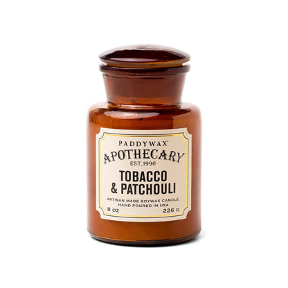 Tobacco + Patchouli - Apothecary 8 oz Candle