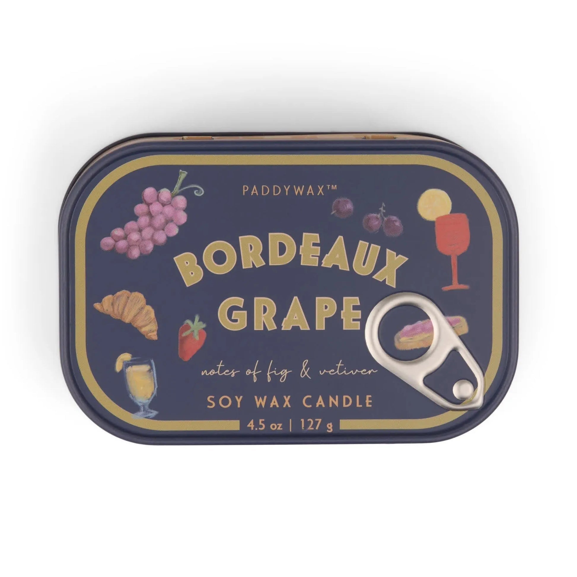 Bordeaux Grape - Bistro 4.5 oz Tin Candle