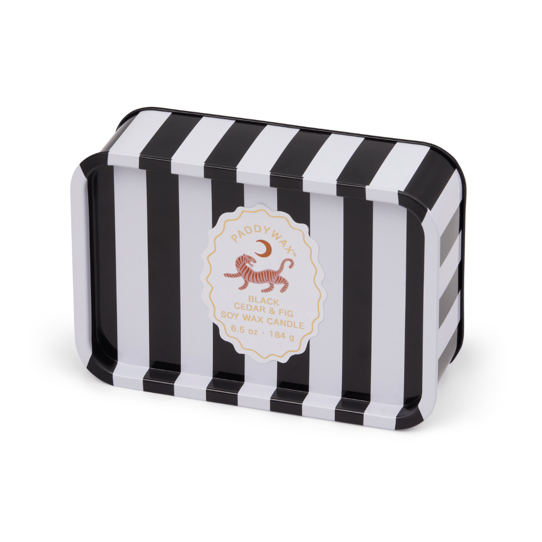 Black Cedar & Fig - A Dopo 6.5 oz Tin Candle