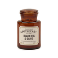 Black Fig + Olive - Apothecary 8 oz Candle