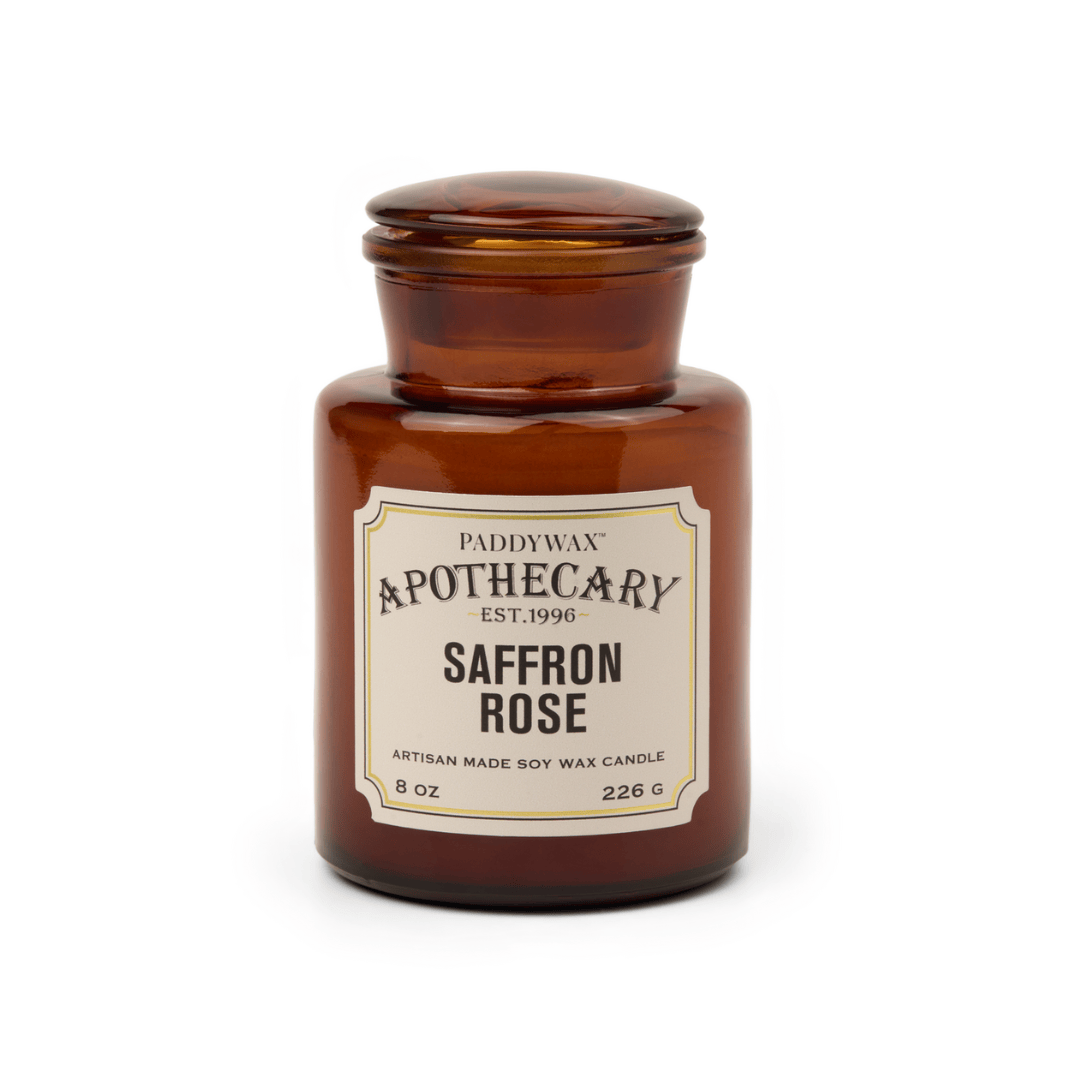 Saffron + Rose - Apothecary 8 oz Candle