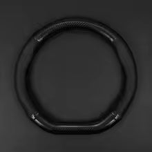 Universal Car Steering Wheel Cover Carbon Fiber Leather Three-dimensional Anti Slip, Timple And Fashionable Car Accessories