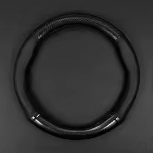 Universal Car Steering Wheel Cover Carbon Fiber Leather Three-dimensional Anti Slip, Timple And Fashionable Car Accessories