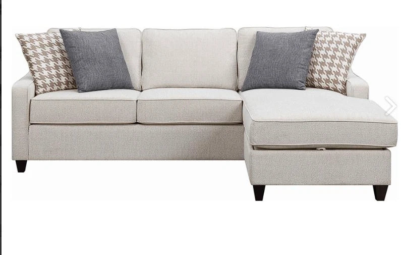 Mcloughlin Upholstered Sectional Platinum