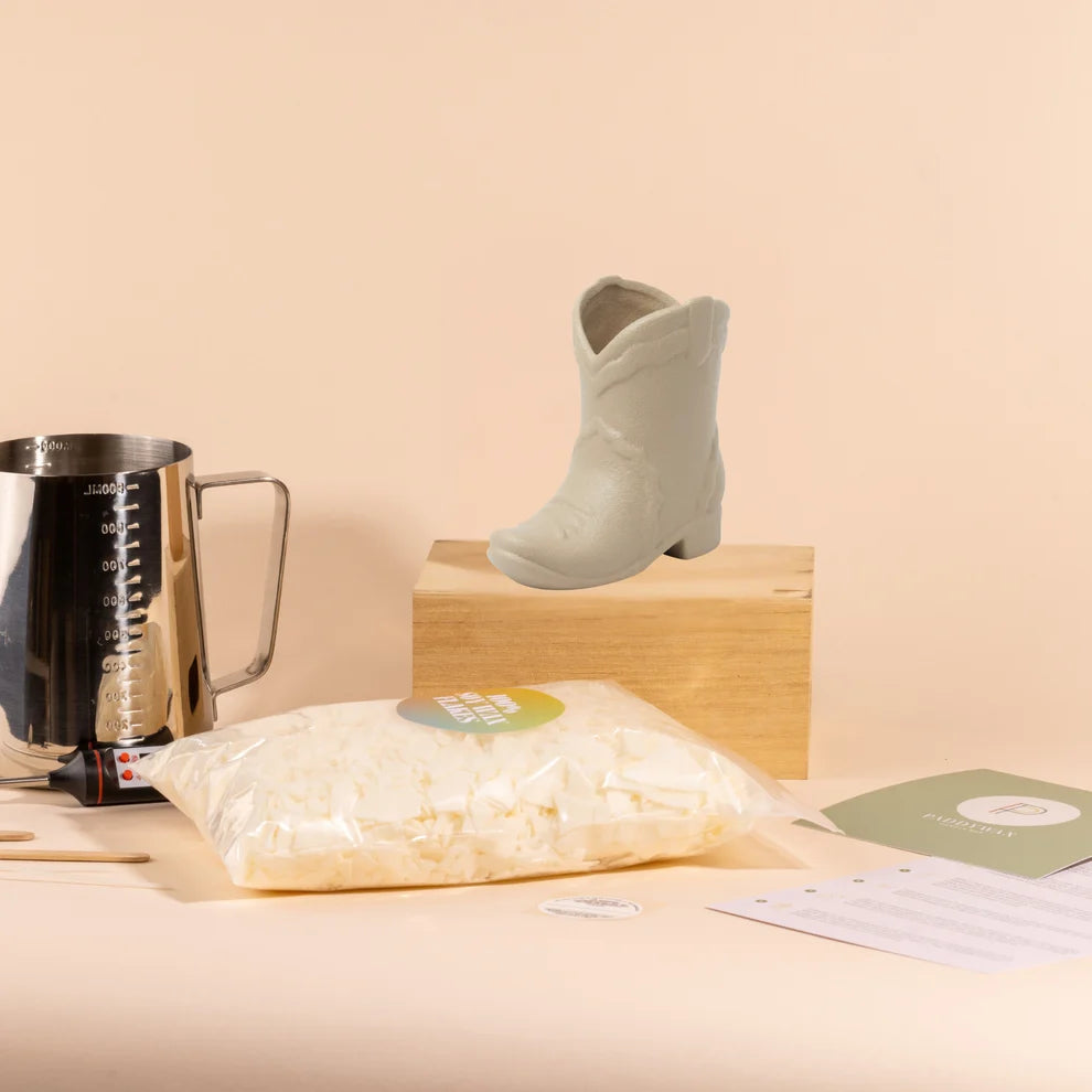 Tan Boot At-Home Candle Making Kit