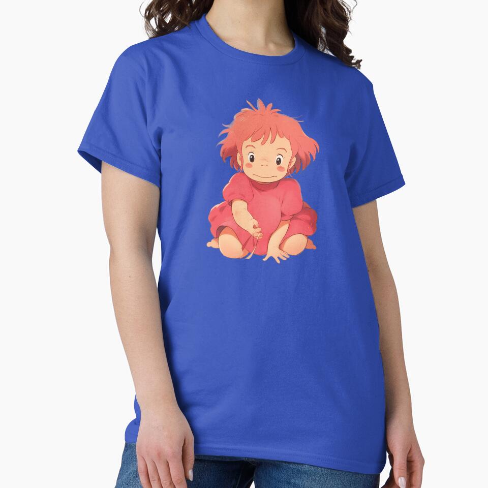 Ponyo Cute by aetherial-ai Unisex T-shirt, Sweatshirt, Hoodie, Long Sleeve Tee