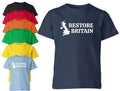 Restore Britain Unisex T Shirt Rupert Lowe Politics Patriot British Pride Unisex T-shirt, Sweatshirt, Hoodie, Long Sleeve Tee